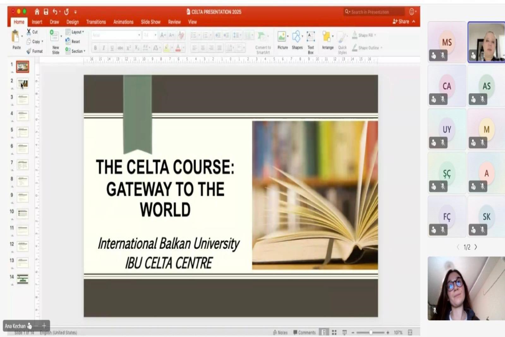 “CELTA Bilgilendirme” Oturumu Gerçekleştirildi